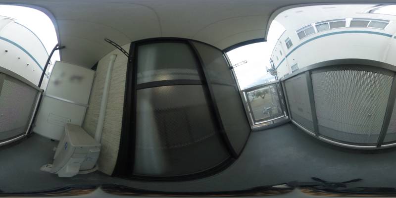 パノラマ画像バルコニー