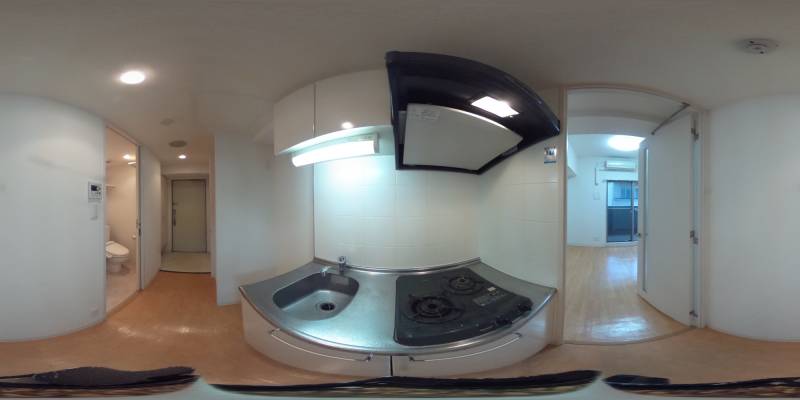 パノラマ画像キッチン