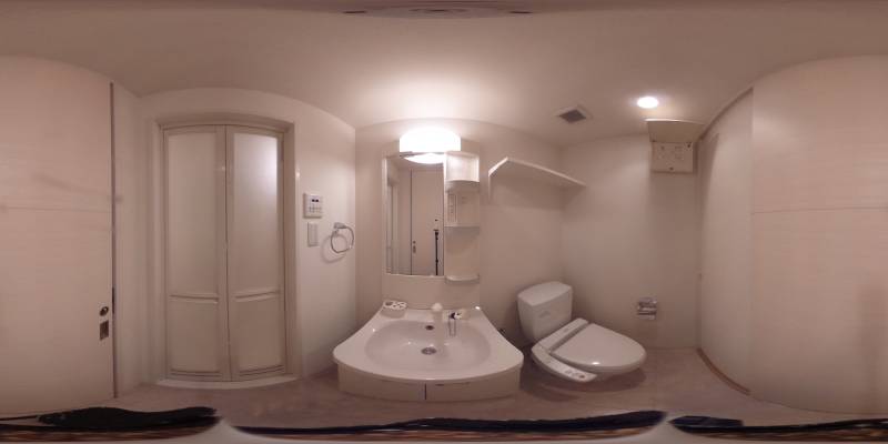 パノラマ画像洗面所