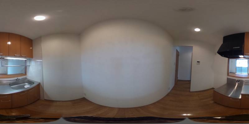 パノラマ画像キッチン