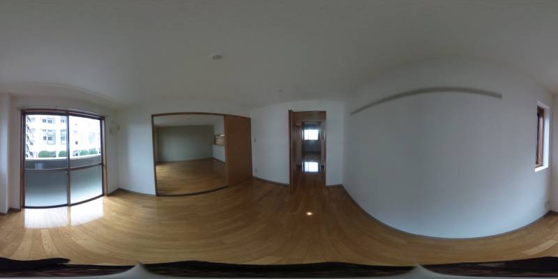 パノラマ画像洋室