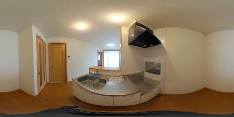 パノラマ画像キッチン