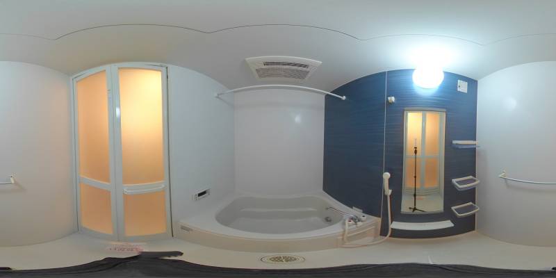 パノラマ画像バスルーム