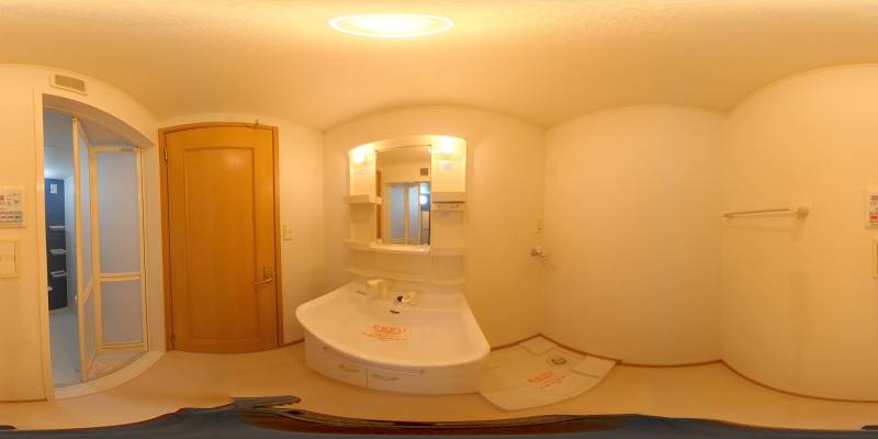 パノラマ画像洗面所