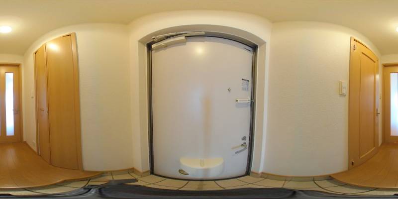 パノラマ画像玄関