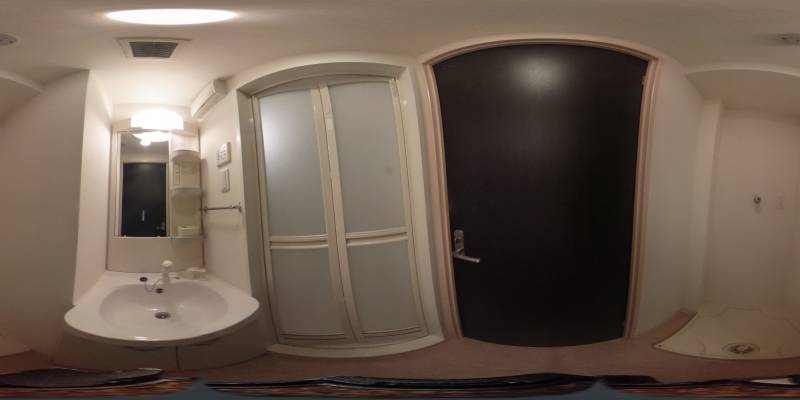 パノラマ画像洗面所