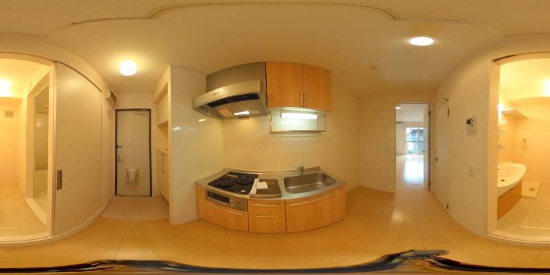 パノラマ画像キッチン