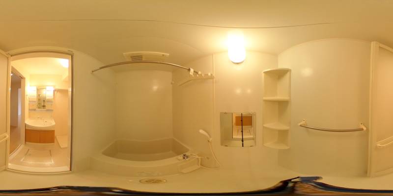 パノラマ画像バスルーム