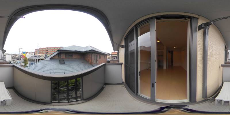 パノラマ画像バスルーム