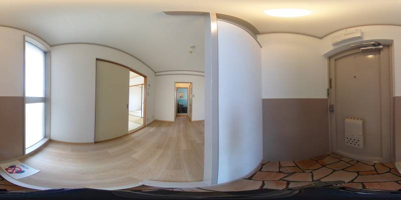 パノラマ画像玄関