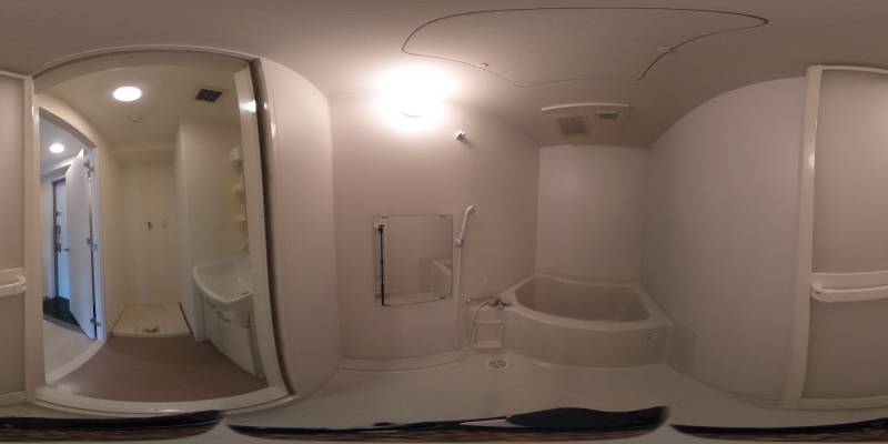 パノラマ画像バスルーム