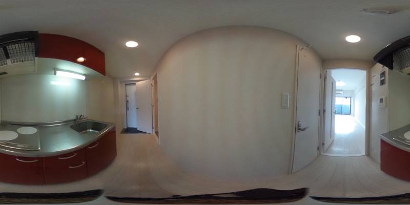 パノラマ画像キッチン