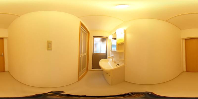 パノラマ画像洗面所