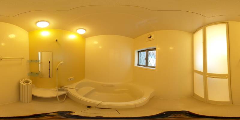 パノラマ画像バスルーム