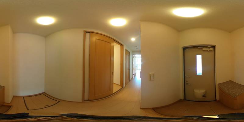 パノラマ画像玄関