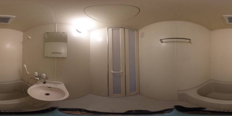 パノラマ画像バスルーム