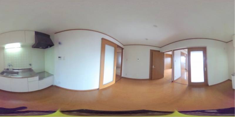 パノラマ画像キッチン