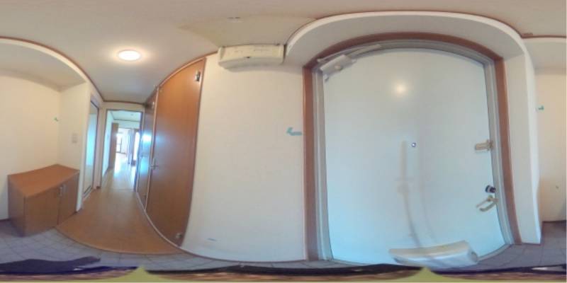 パノラマ画像玄関