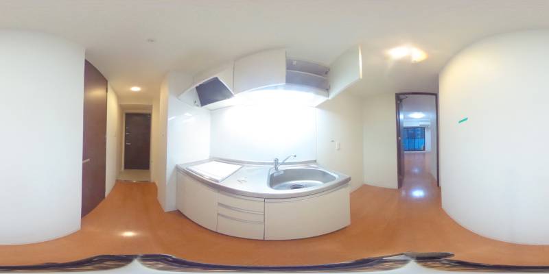 パノラマ画像キッチン