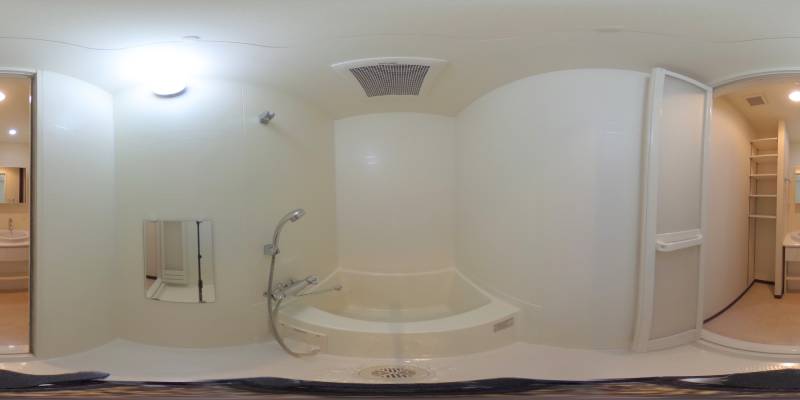 パノラマ画像バスルーム