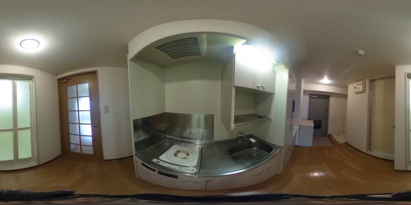 パノラマ画像キッチン