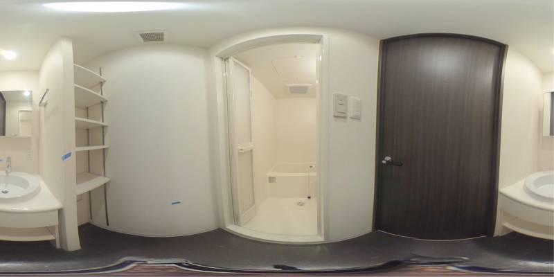 パノラマ画像洗面所