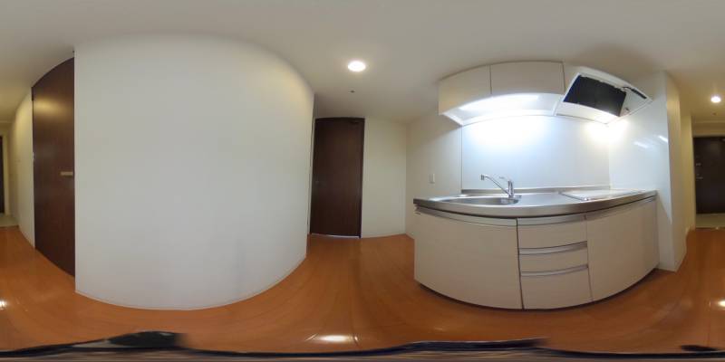 パノラマ画像キッチン