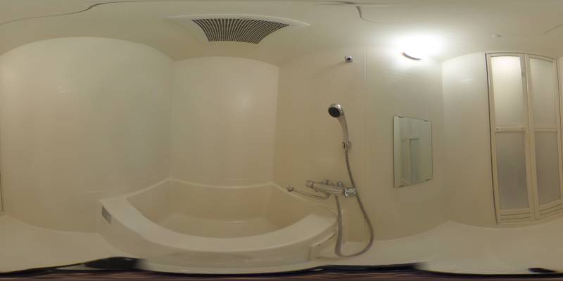 パノラマ画像バスルーム