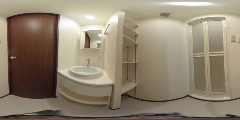 パノラマ画像洗面所