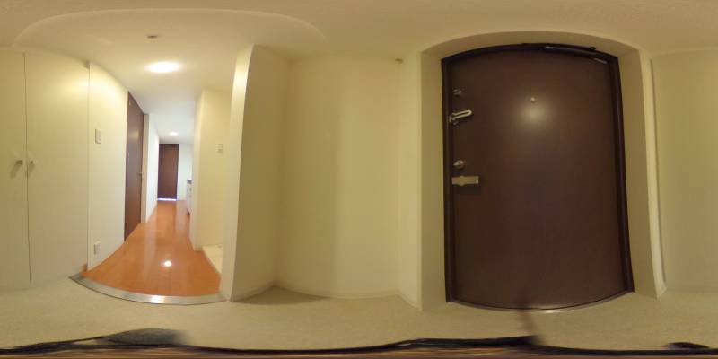 パノラマ画像玄関