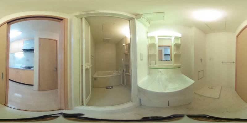 パノラマ画像洗面所