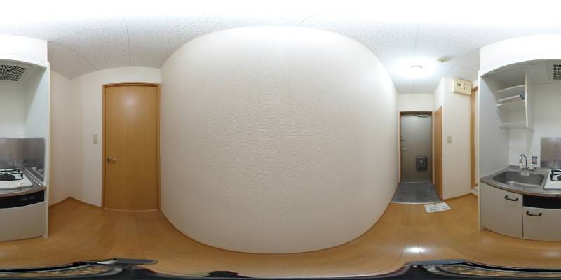 パノラマ画像キッチン