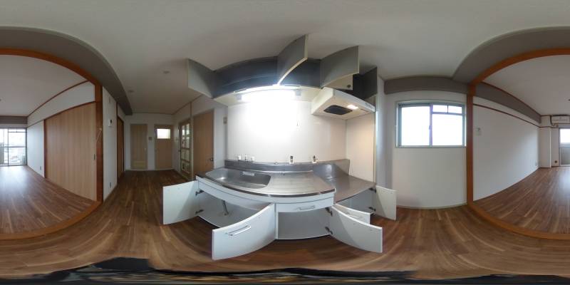 パノラマ画像キッチン