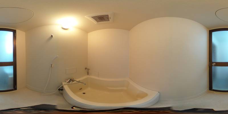 パノラマ画像バスルーム