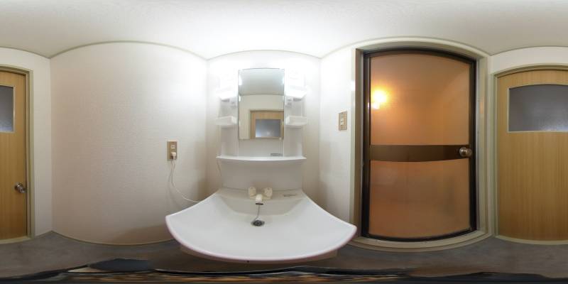 パノラマ画像洗面所