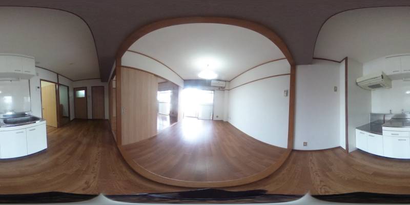 パノラマ画像キッチン