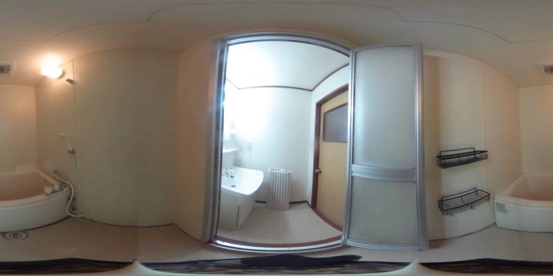 パノラマ画像バスルーム