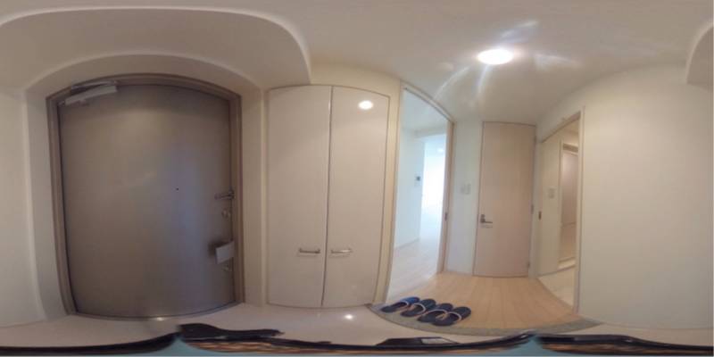 パノラマ画像玄関