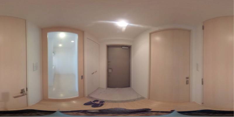 パノラマ画像玄関