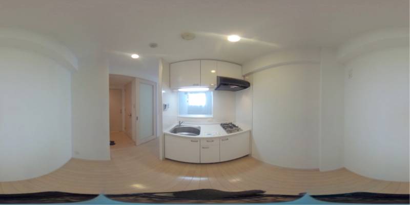 パノラマ画像キッチン