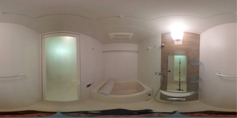 パノラマ画像バスルーム