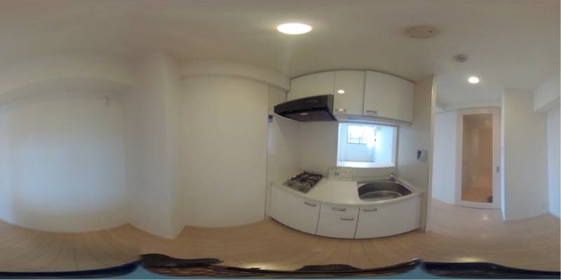 パノラマ画像キッチン