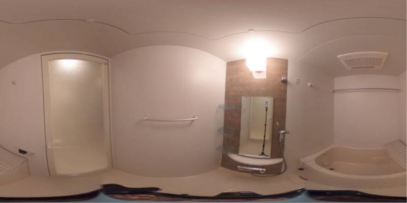 パノラマ画像バスルーム