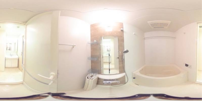 パノラマ画像バスルーム