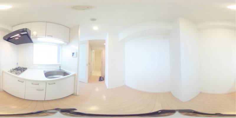 パノラマ画像キッチン