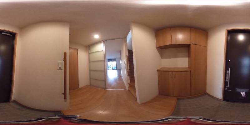 パノラマ画像玄関