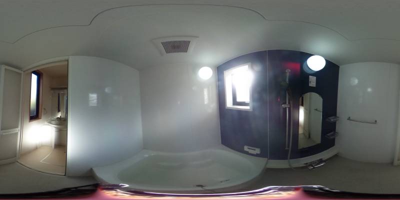 パノラマ画像バスルーム