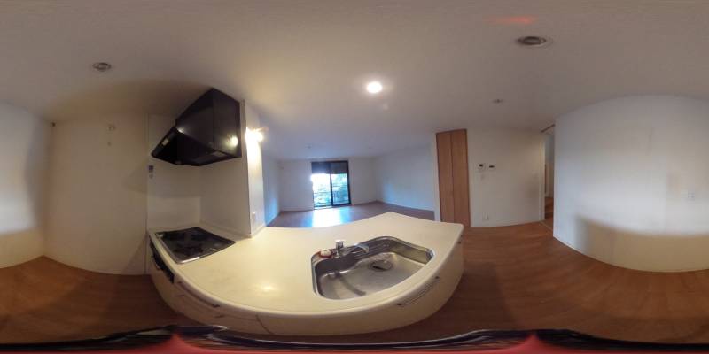 パノラマ画像キッチン