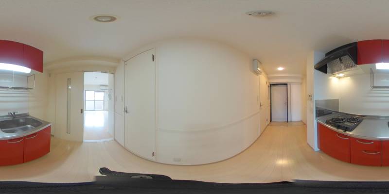 パノラマ画像キッチン