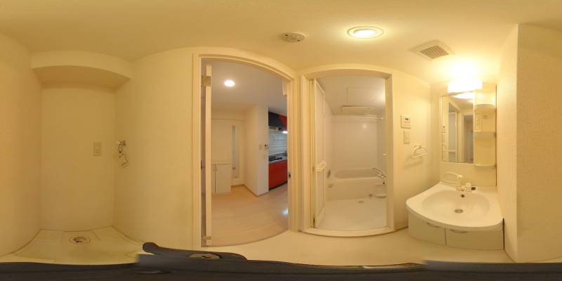 パノラマ画像洗面所